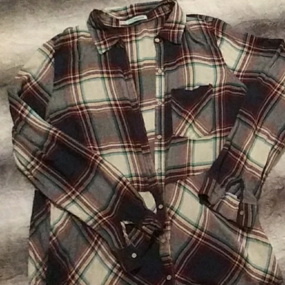 Maurices size medium flannel long sleeve
